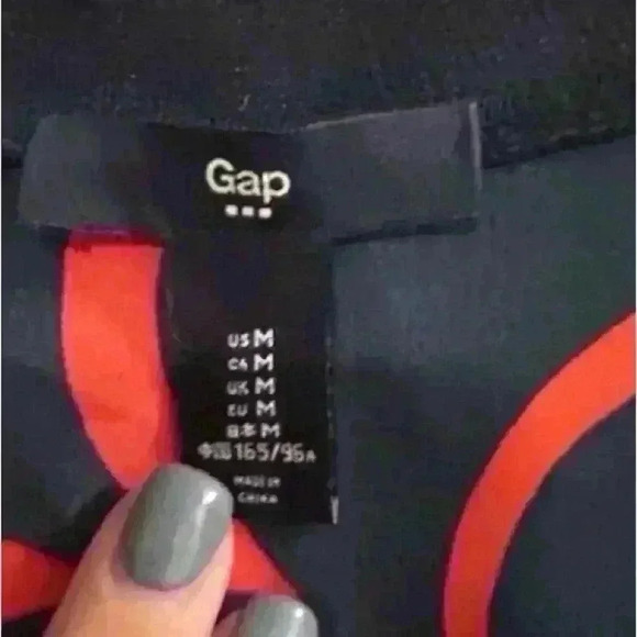 Gap Women's Sleeveless Tie Waist Dress Size M red and black Knee Length - Picture 7 of 9